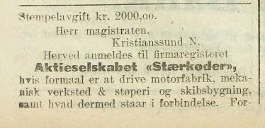 Fil:1916 Sterkoder stiftet 1.jpg