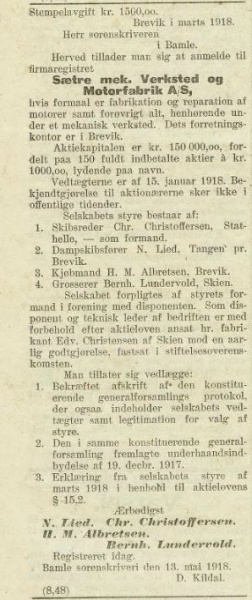 Fil:1918 Sætre mek verksted.jpg