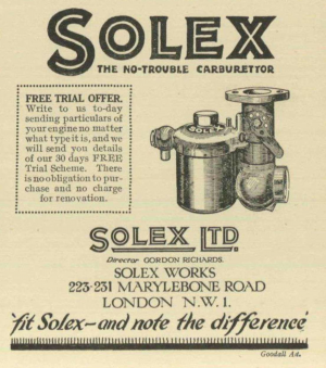 Solex forgasser (1927)