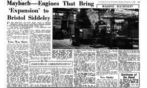 (1961) Artikkel om Bristol Siddley Maybach